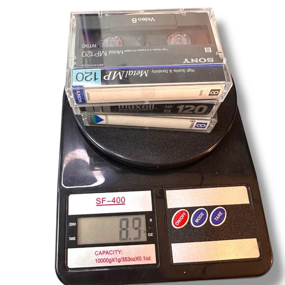 Maxell 8mm Videocassette MP 120 Minutes Blank Tape In Case - Picture 11 of 11